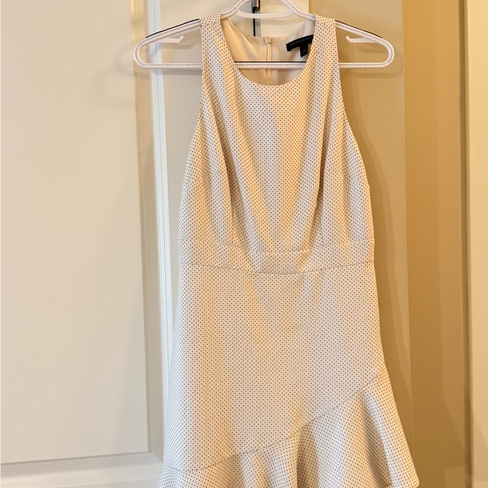 Banana Republic Cream Asymmetrical Dress